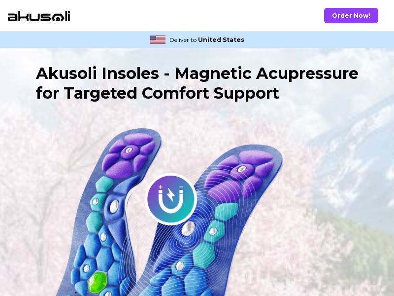 Akusoli - Shoe Insoles [Multi-GEO] (Banner,Native,Social,Search,SEO) - CPA {No BrandBidding} 
