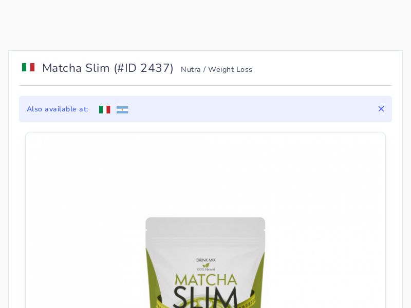 Matcha Slim