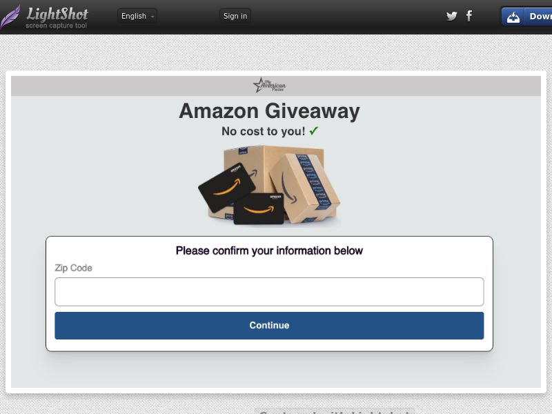 MyAmericanPrizes Amazon SOI [US]