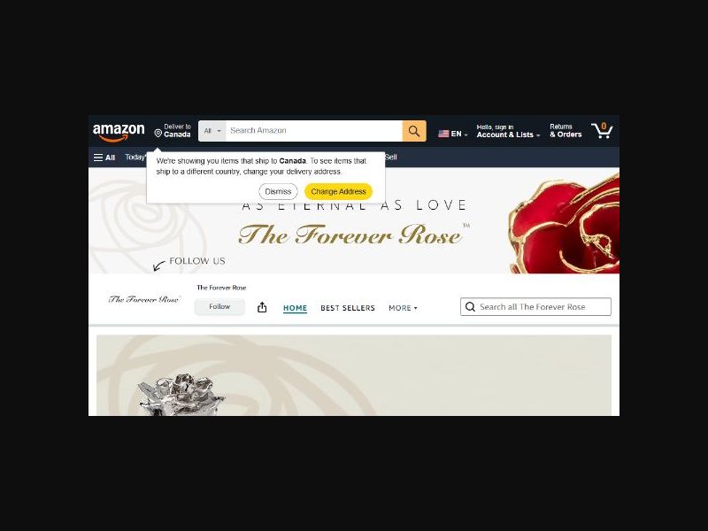 The Forever Rose - 24k Gold and Platinum - Amazon RevShare (US)
