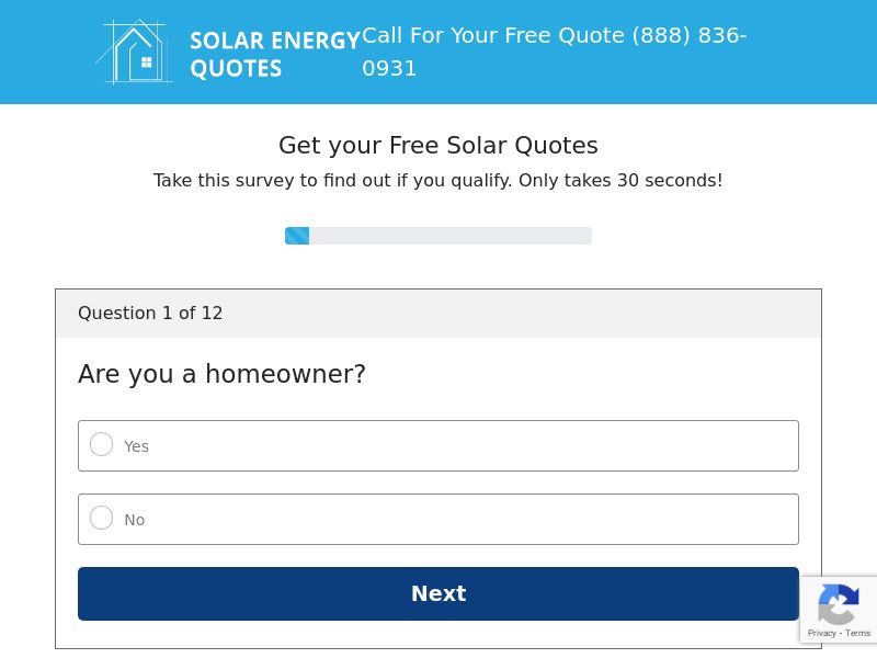 Homerenewally Solar Survey (US) | Revshare