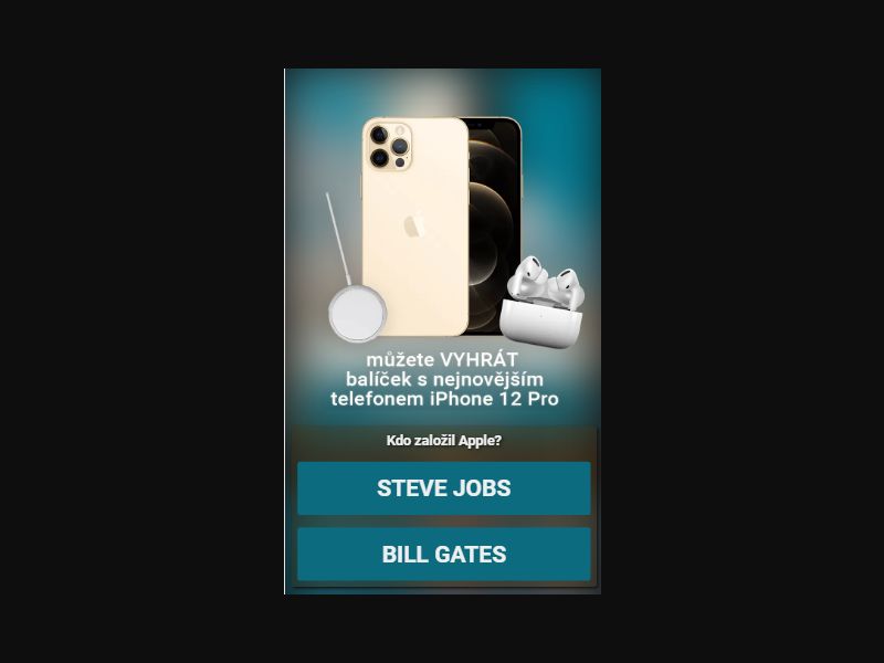 CZ/GR/LV/SI - Win iphone 12/Samsung S20 [SI] - Click to sms