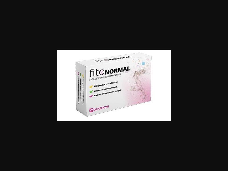 FitoNormal - capsules for weight loss | free