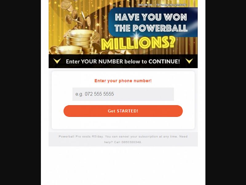 [MOB] Powerball Pro /ZA [MTN] - 2 Click