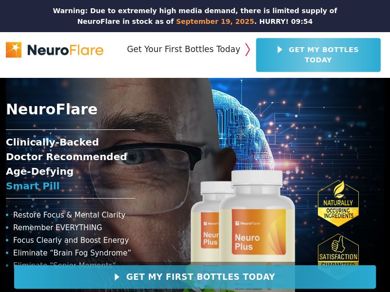 NeuroFlare - Nuero Plus Brain Formula | US