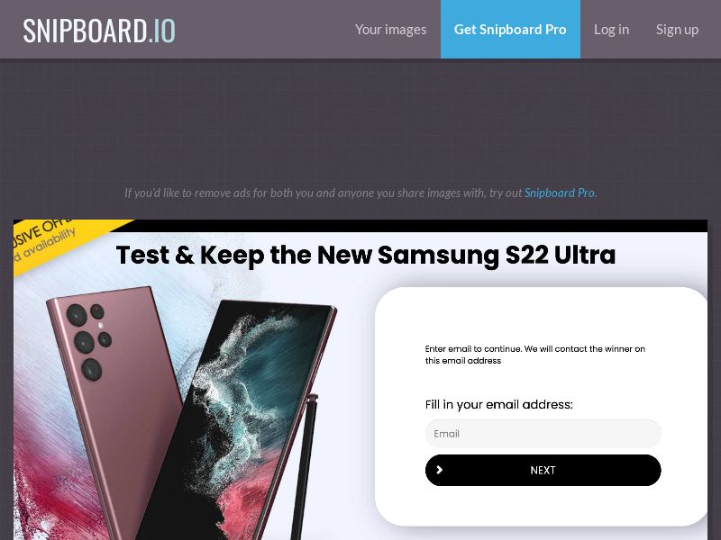 ForYouPromo - Test and Keep the new Samsung Galaxy S22 Ultra CA - SOI