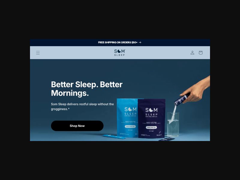 GetSom.com - Sleep Aid Powder Drink - RevShare (US)