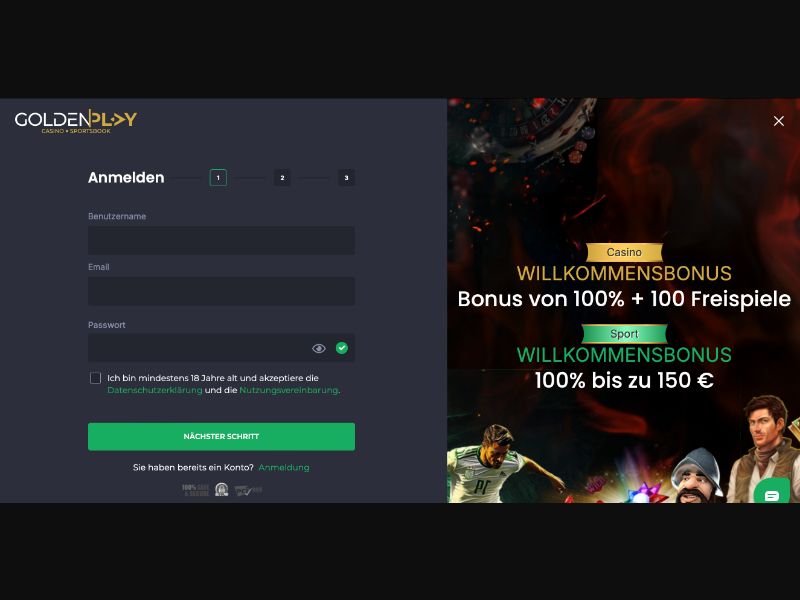 Golden Play (FB) - CPA (IT, FR) - Casino