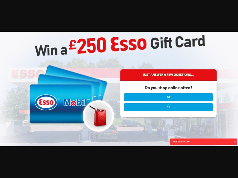 UK - Quiztionnaire - Petrol Esso voucher - (CPL)