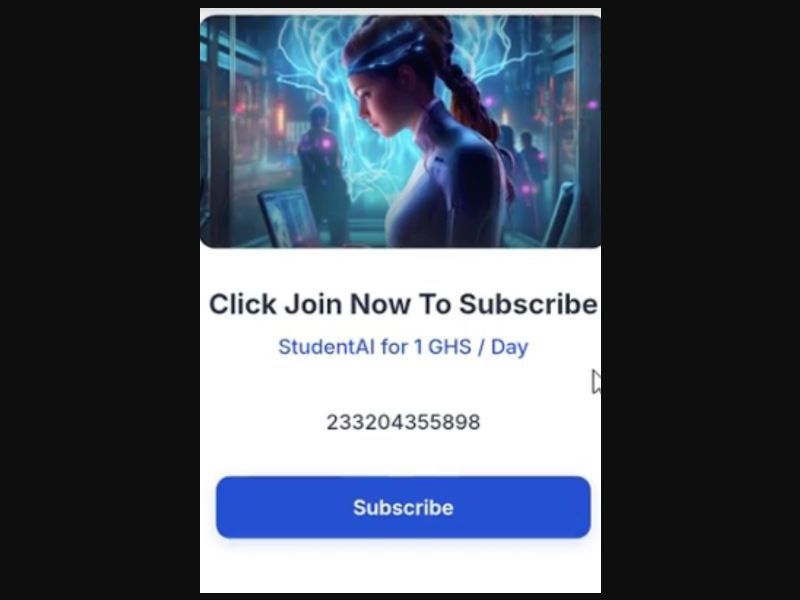38977 - GH - [MOB] - Student AI - Vodafone Telecel - 2 Click