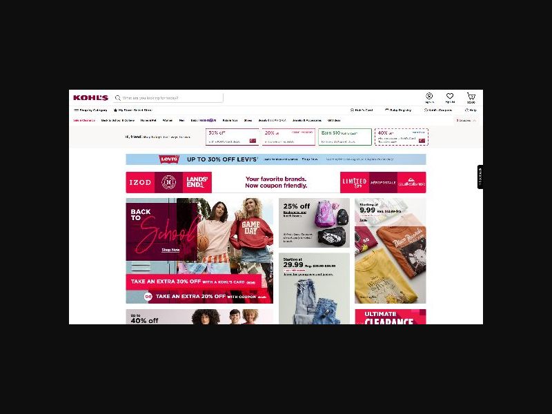 Kohl's - Online Department Store - RevShare (US)