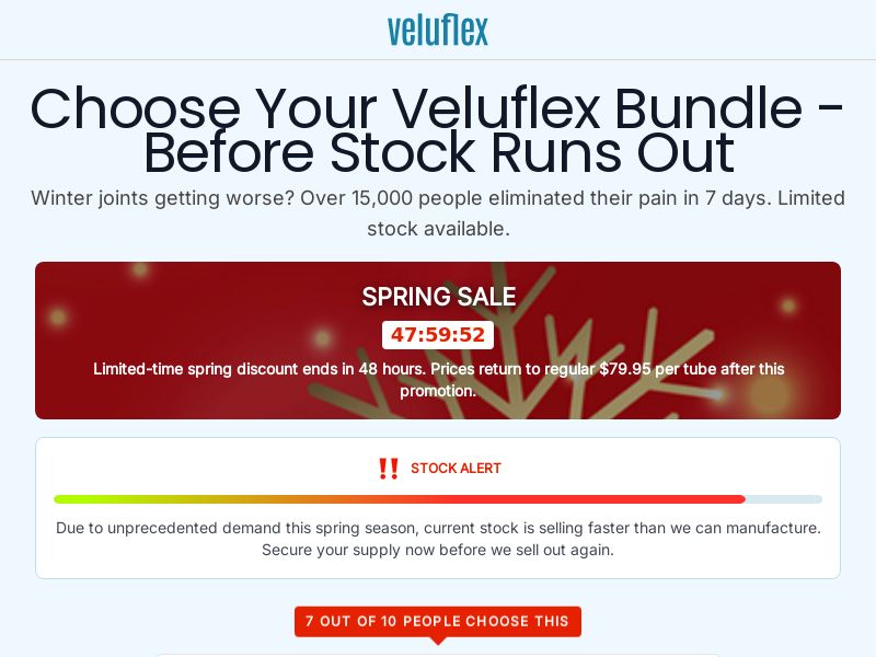 Veluflex Joint [Multi-GEO] (Banner,Native,Social,Search,SEO,Brand Bidding) - CPA