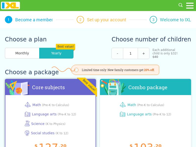 IXL Learning Online - 25% Off | Multi-Geo