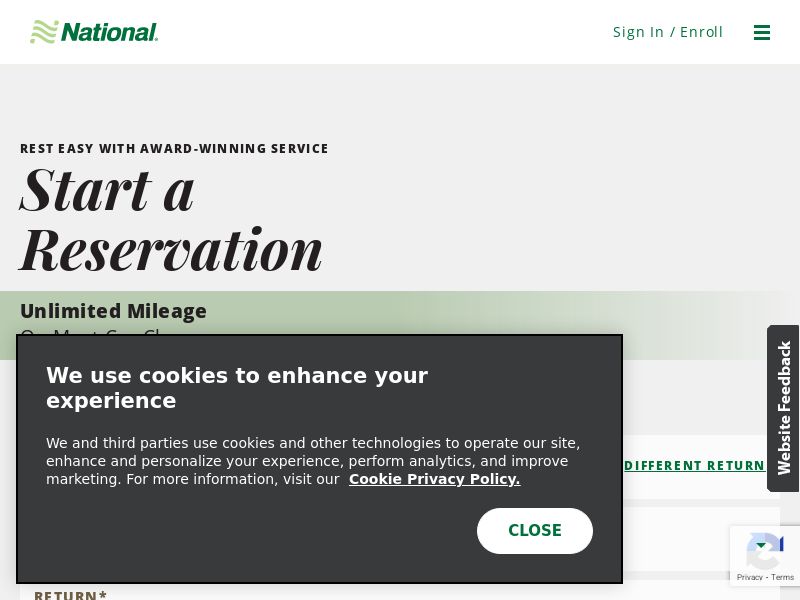 [WEB+MOB] National Car Rental /US - Revshare 1.12%