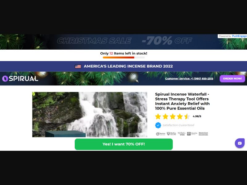 [WEB+MOB] Spirual - Incense Waterfalls Cone /International (49 GEOs) CPS