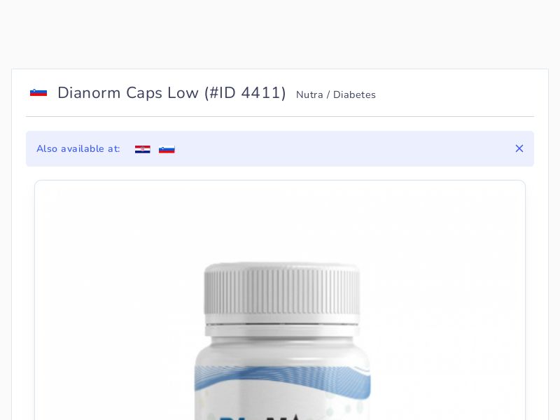 Dianorm Caps Low