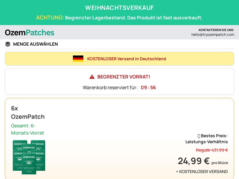 Ozempatch DE/AT/CH/FR/BE