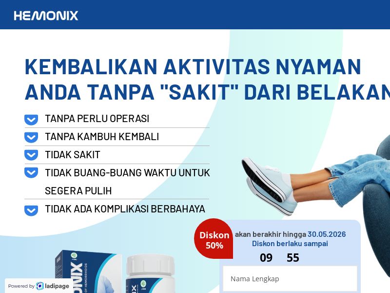 Hemonix ID - capsules from hemorrhoids HOLD