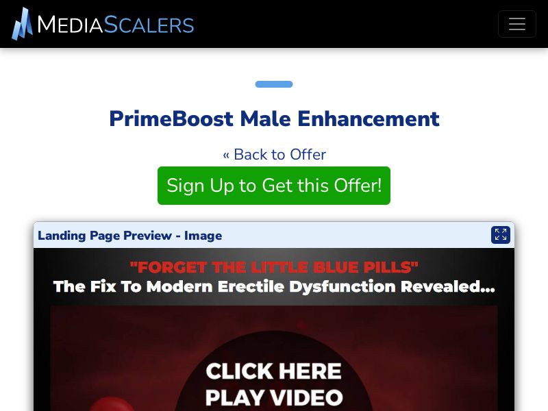 PrimeBoost Male Enhancement {+Alt-Landers} [US, CA]