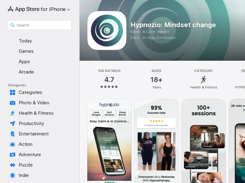 Hypnozio APP - Weight Loss Hypnotherapy | Int’l