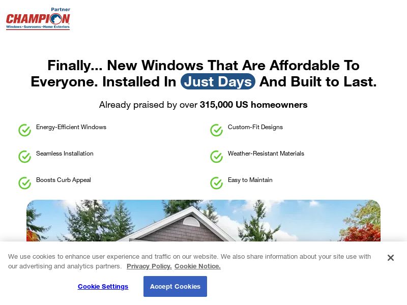 Champion Window Quotes - CPL | US