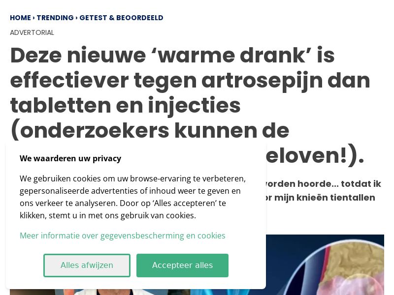 ! HOT OFFER - Active Move Joint Health [NL,BE] (Social,Banner,Native,Push,SEO,Search,Brand Bidding) - CPA