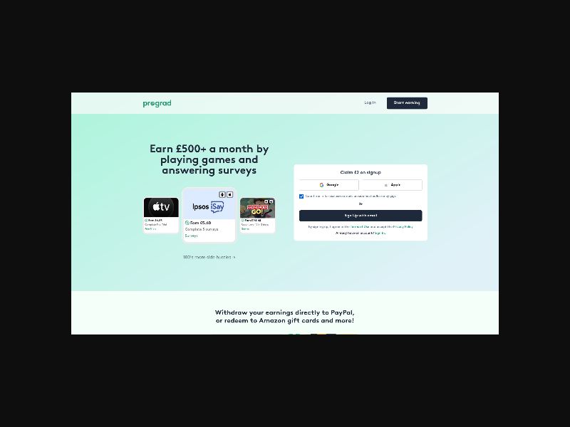 Prograd - Earn Money Online - SOI (UK)