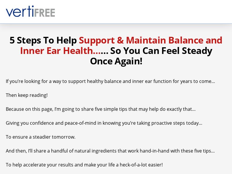 Vertifree Vertigo VSL [US,UK,AU,CA,NZ] (Social,Banner,Native,Push,SEO,Search,Brand Bidding) - CPA 