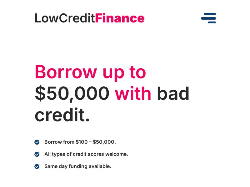 LowCreditFinance_Instant Loan US