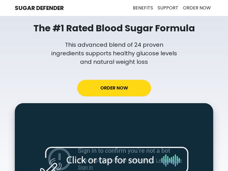 Sugardefender - Blood Sugar Defender - CPS (US,CA,AU + more)