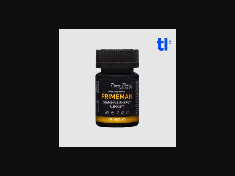 Primeman (prostatitis) - nutra - cod - potency - cpa 