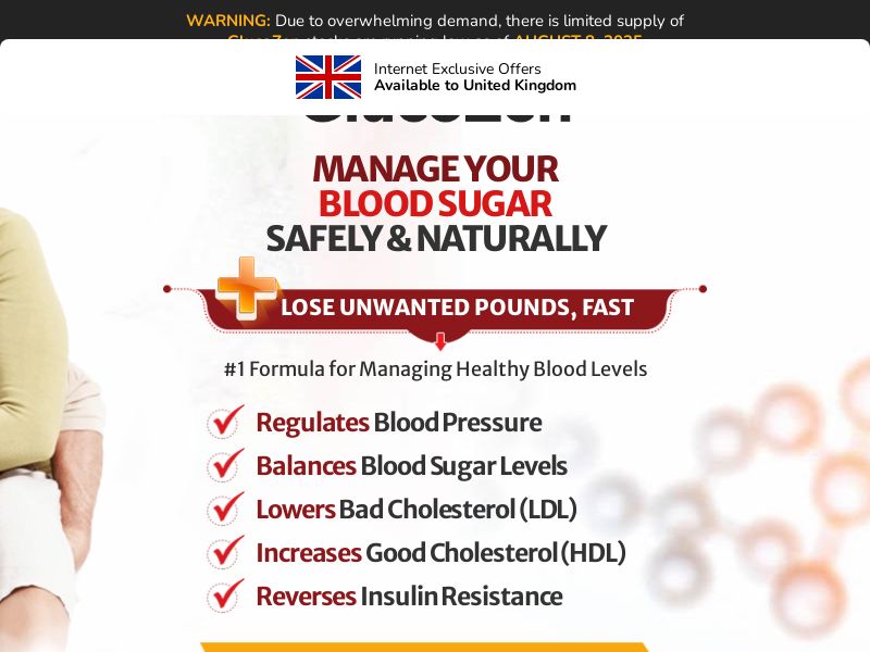 ! NEW OFFER - GlucoZen Blood Sugar - DTC [UK] (Social,Banner,Native,Push,SEO,Search,Brand Bidding) - CPA
