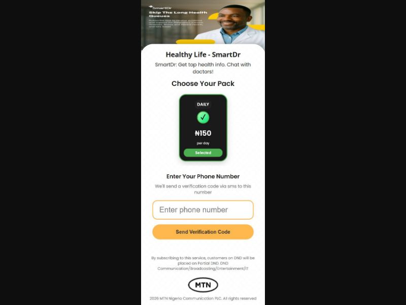 36291 - NG - [MOB] - SmartDR - MTN - Evina - 1 Click