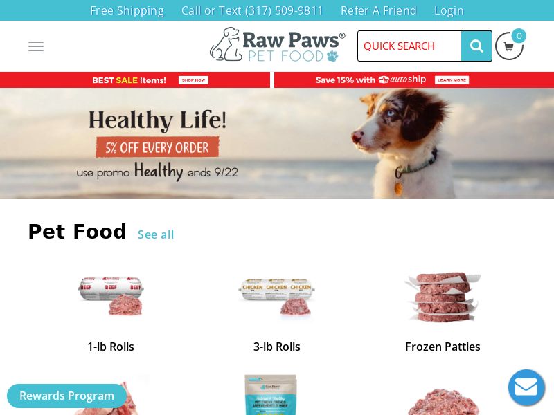Raw Paws Pet Food - CPS | US