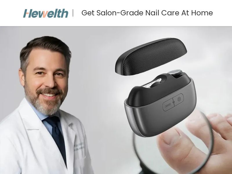Hewelth EasyClip Smart Nail Clipper SS - US/CA/AU/UK