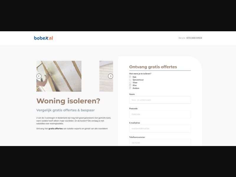 [WEB+MOB] Insulation – Insulating your home? Get a 20% subsidy /NL SOI [Approval Required]