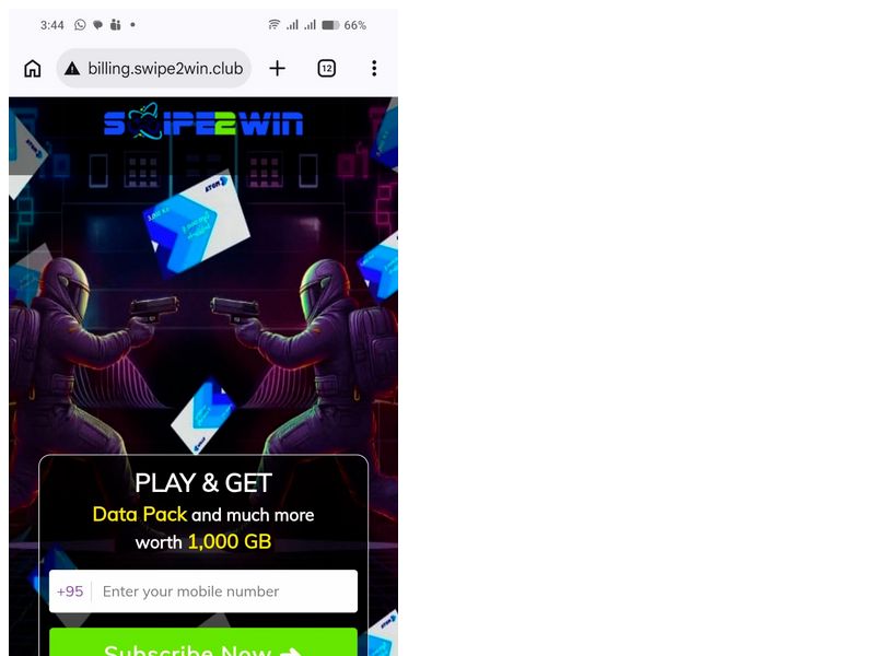 Swipe2win TELENOR