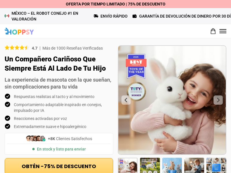 ! NEW OFFER - Hoppsy Robot Bunny [LATAM] (Social,Banner,Native,Push,SEO,Search,Brand Bidding) - CPA