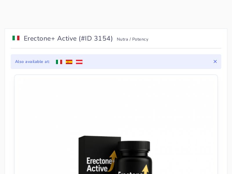 Erectone+ Active