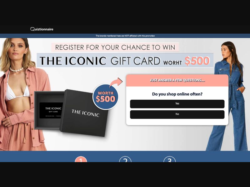 AU - Quiztionnaire - The Iconic - (CPL)