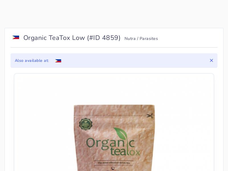 Organic TeaTox Low