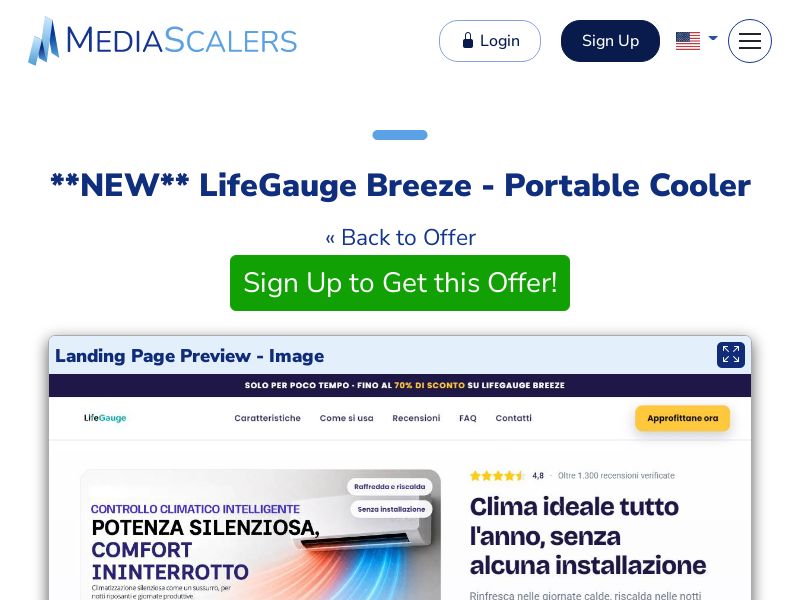 LifeGauge Breeze - Portable Cooler [IT]