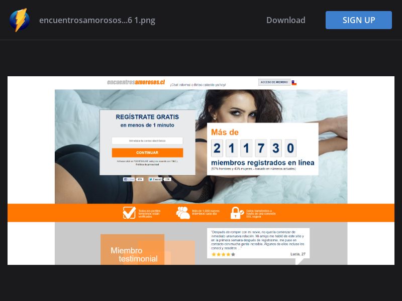 Chile (CL) - Encuentros Amorosos - 56.00% (Responsive)
