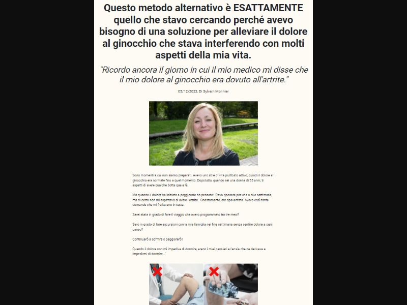 [WEB+MOB] FlexiGenou - Knee Pain Relief Patch €29,90 CTC /IT CC Submit [EMAIL ONLY]