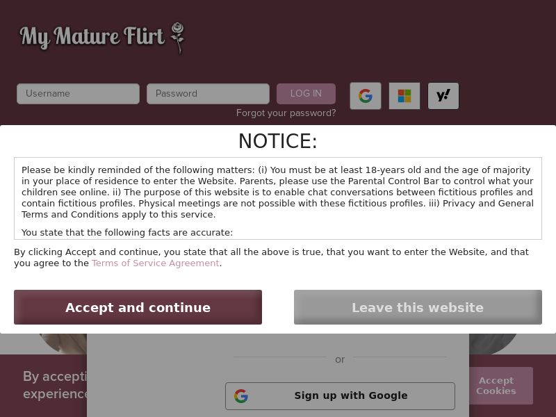 MyMatureFlirt - DOI - UK