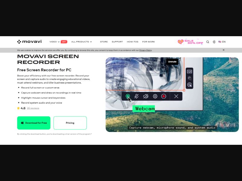 [WEB+MAC] PC Screen Recorder – 55% Off /International Revshare 24% ★Top