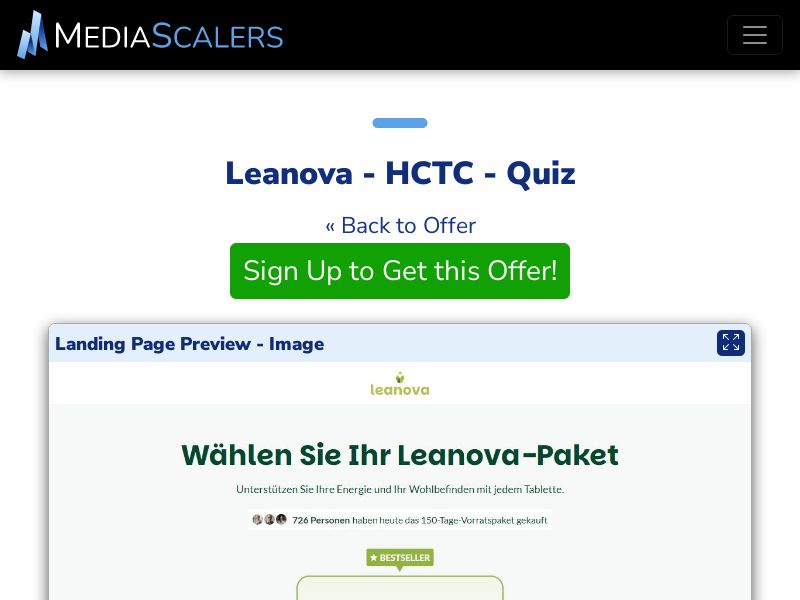 Leanova - HCTC - Quiz {+Quiz, DTC} [DE, AT, CH]