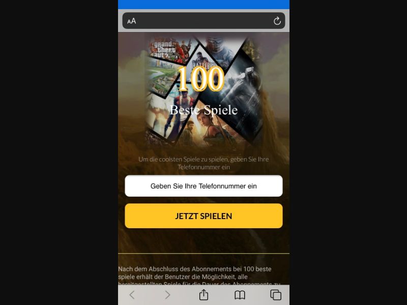 [MOB] Games /CH [Swisscom] - 2 click