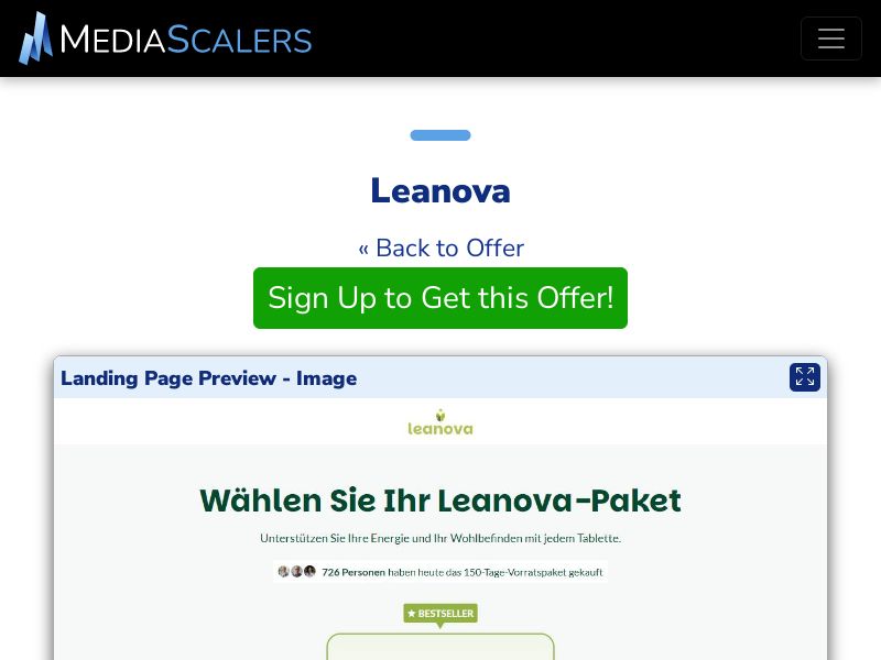 Leanova {+DTC, Quiz} [DE, AT, CH]