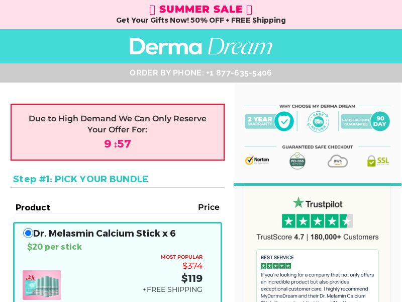 Dr Melasmin Calcium Stick SS - US
